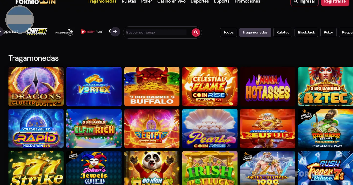 FormoWin casino games